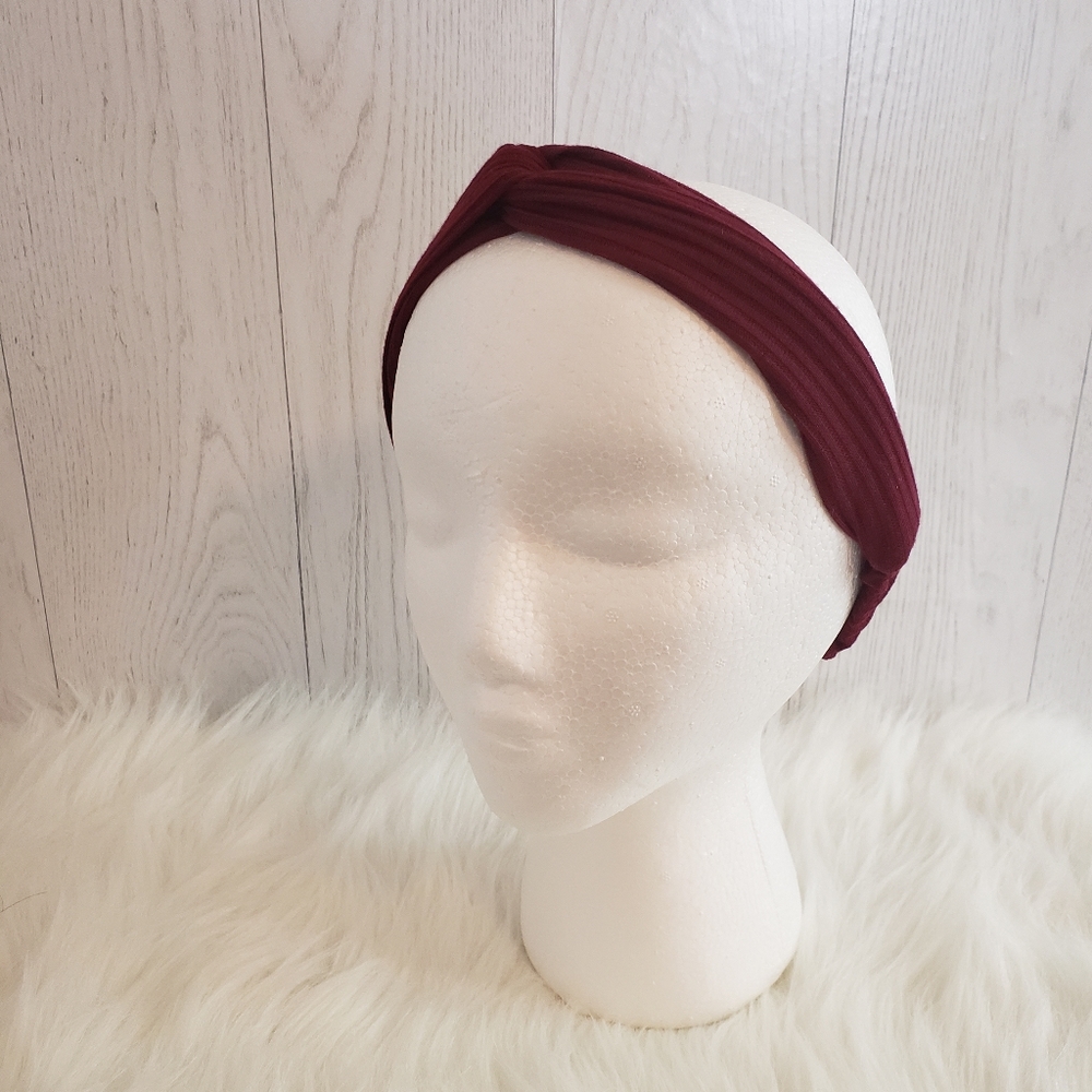 Red Wine Twisted Headband